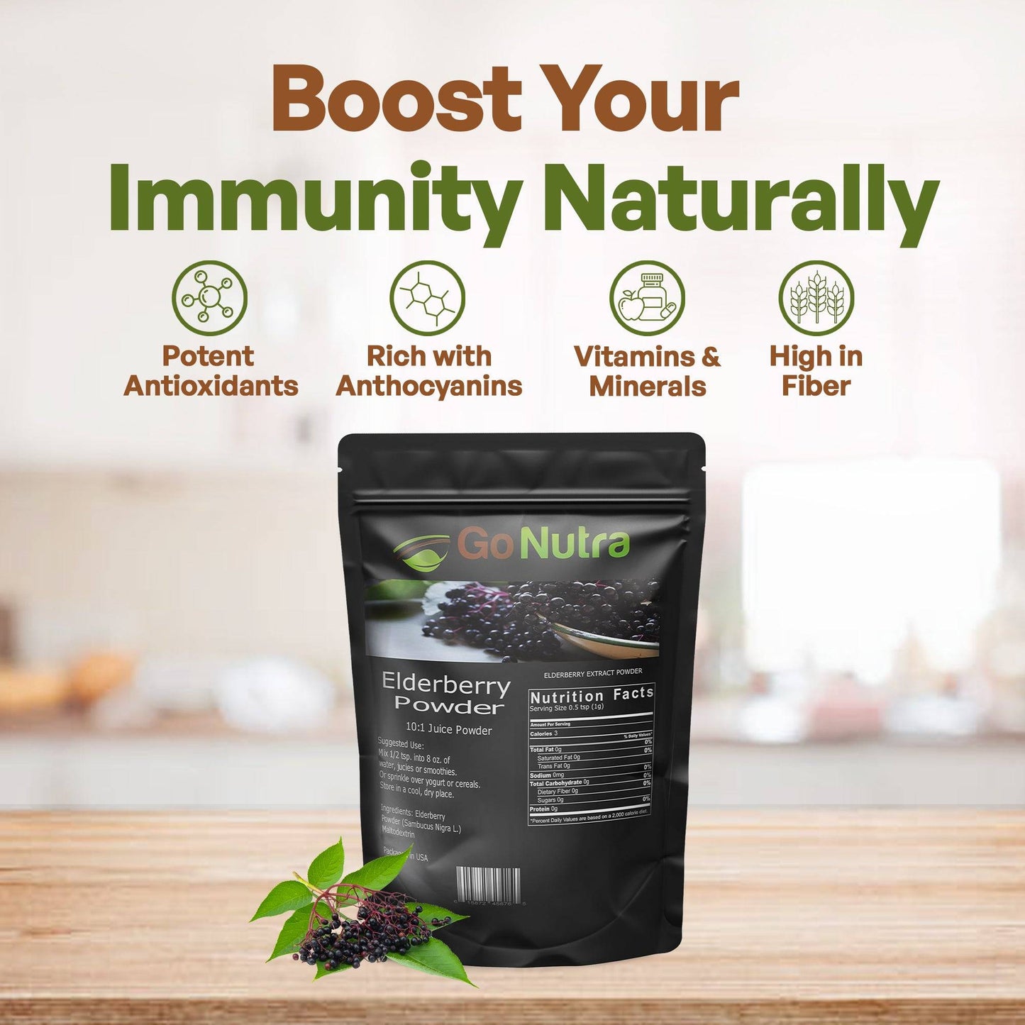 Botanicals Elderberry Juice Powder Sambucus Nigra 1