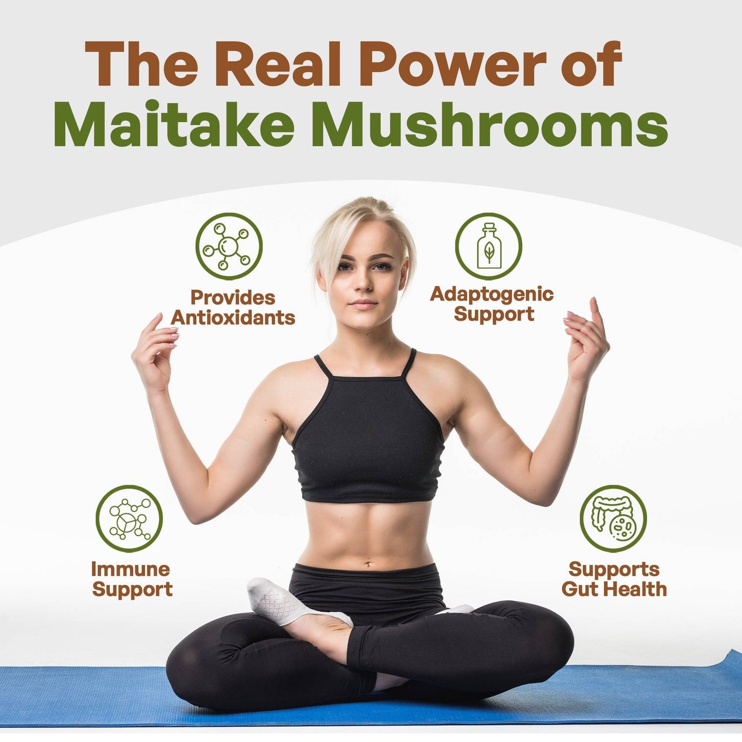 Maitake Mushroom Extract Powder 8oz Herbs & Botanicals Go Nutra Go Nutra Maitake Mushroom Extract Powder | Go Nutra