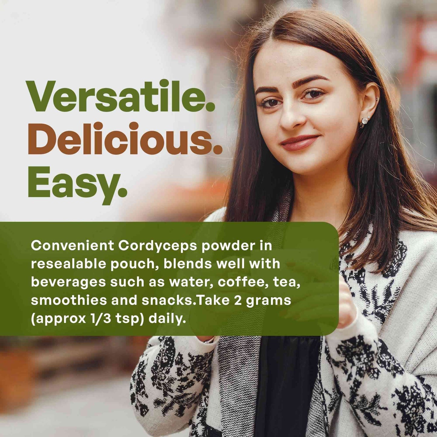 Cordyceps Mushroom Powder 4 oz Herbs & Botanicals Go Nutra Go Nutra Organic Cordyceps Mushroom Powder | Natural Polysaccharides