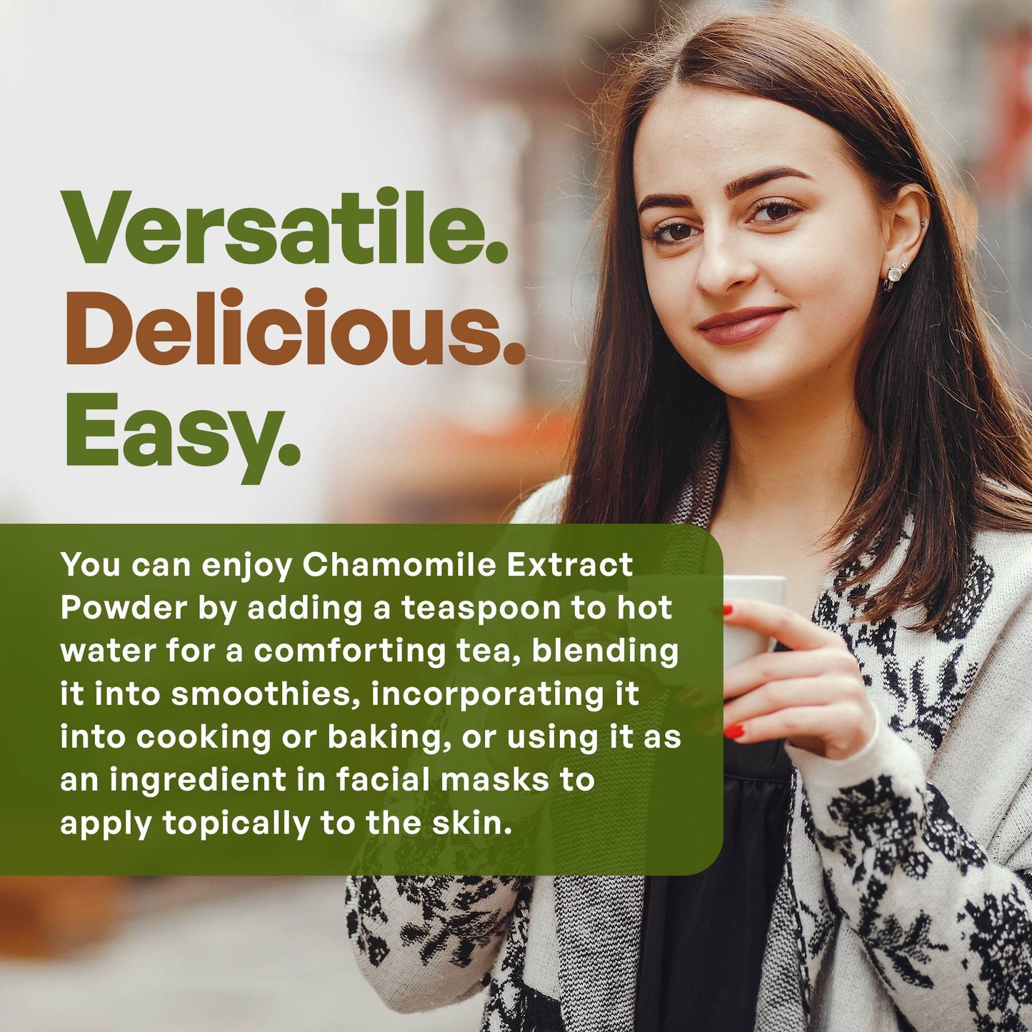 Chamomile Extract Powder 8oz Herbs & Tea Go Nutra Go Nutra Organic Chamomile Extract Powder 8oz