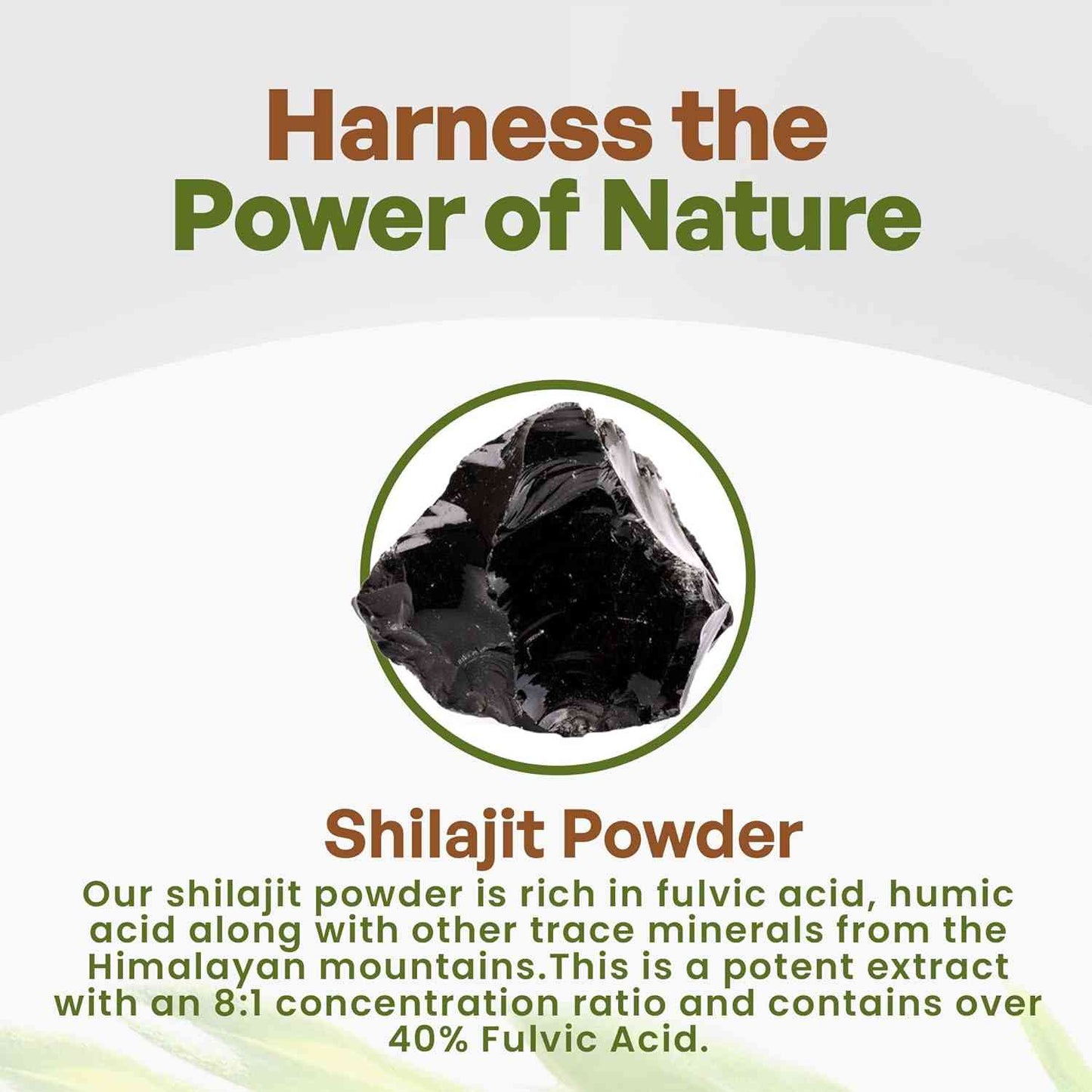 Shilajit Powder Pure Himalayan Shilajit 40% Fulvic Acid Trace Minerals - 4oz. Herbs & Botanicals Go Nutra Go Nutra Shilajit Powder - Top Fulvic Acid Supplement