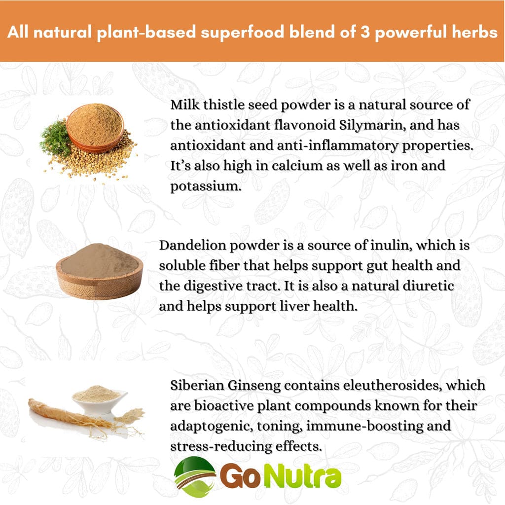 Milk Thistle Herbal Blend Liver & Kidney Support with Dandelion & Eleuthero Extract Silymarin 8oz Health & Beauty:Vitamins & Dietary Supplements:Herbs & Botanicals Go Nutra Go Nutra Milk Thistle Herbal Blend Liver & Kidney Support with Dandelion & Eleuthero Extract Silymarin 8oz