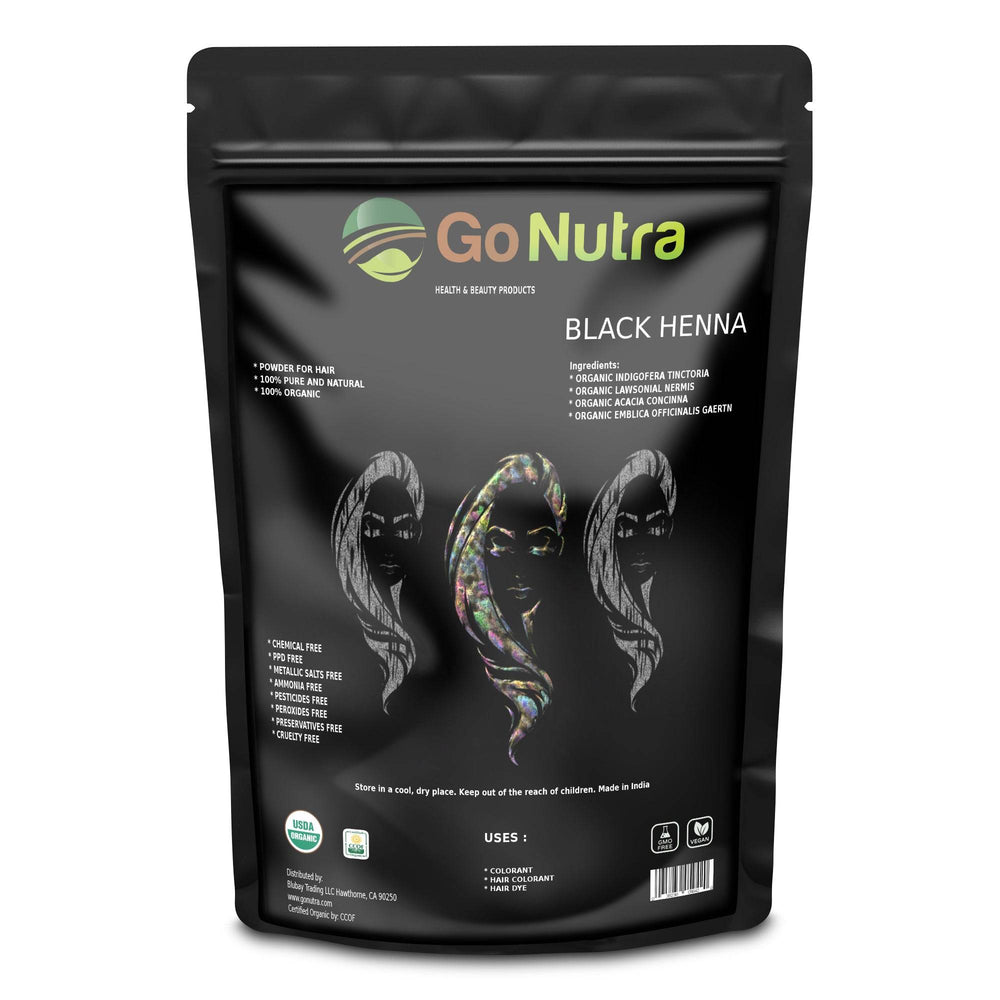 Black Henna Powder Organic 8 oz 