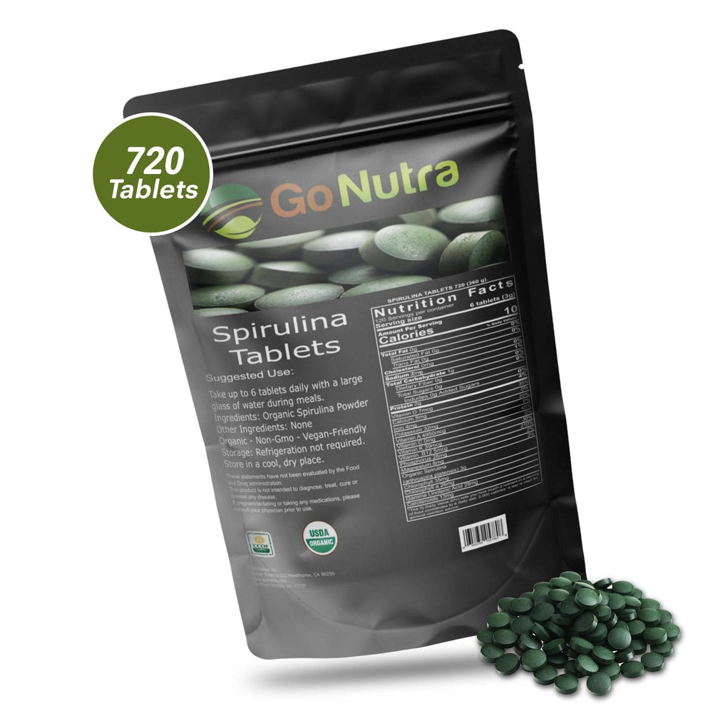 
                  
                    Spirulina Tablets Organic 3000mg Per Serving 720 Tablets Superfoods Herbs & Botanicals Go Nutra Go Nutra Spirulina Tablets Organic 3000mg
                  
                