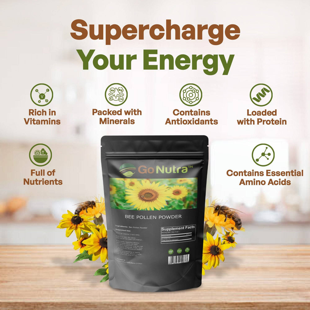 Go Nutra Bee Pollen Powder Benefits 