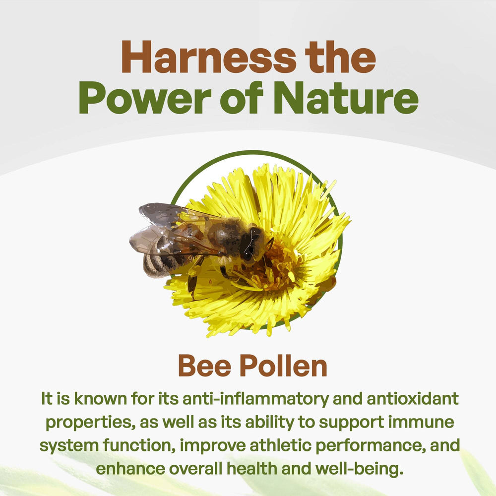 
                  
                    Bee Pollen Powder 8 oz Natural Vegan Gluten Free 
                  
                