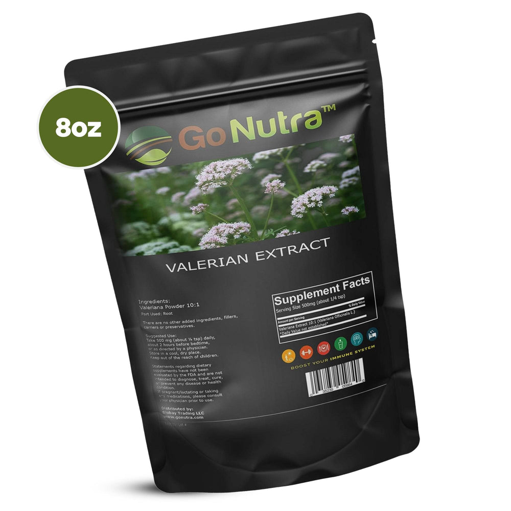 
                  
                    Valerian Root Extract Powder Extract 8 oz Herbs & Tea Go Nutra Go Nutra Valerian Root Extract Powder - 8oz Bottle
                  
                