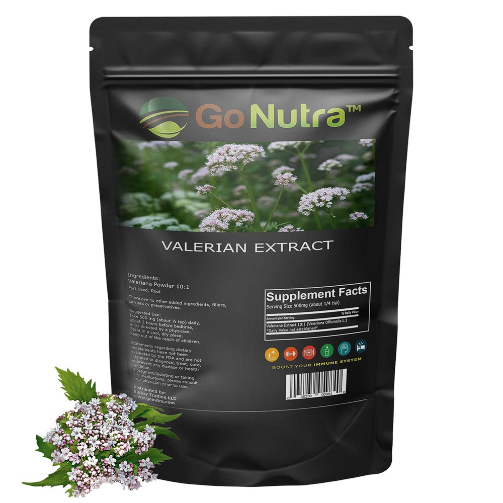 
                  
                    Valerian Root Extract Powder Extract 8 oz Herbs & Tea Go Nutra Go Nutra Valerian Root Extract Powder - 8oz Bottle
                  
                