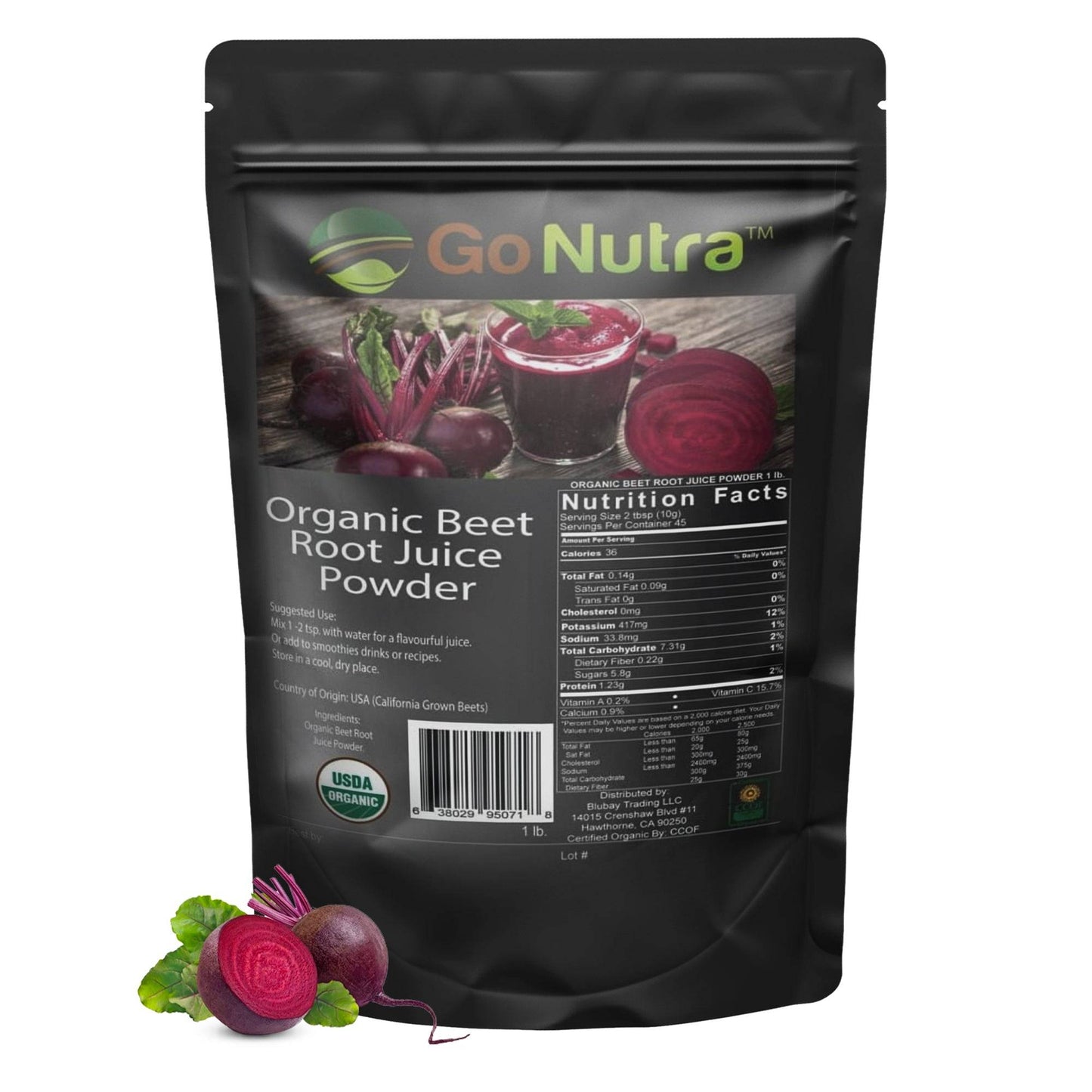 Beet Root Juice Powder Organic 5 lbs 