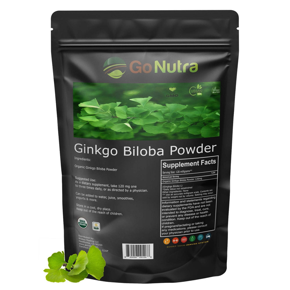 
                  
                    Organic Ginkgo Biloba Leaf Extract Powder | Pure Ginkgo Biloba
                  
                