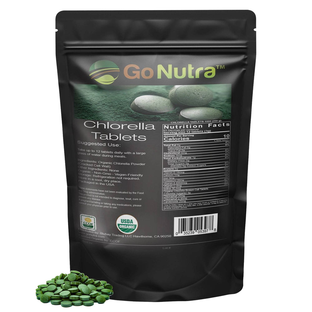 
                  
                    Chlorella Tablets Organic Broken Cell 3000mg 
                  
                