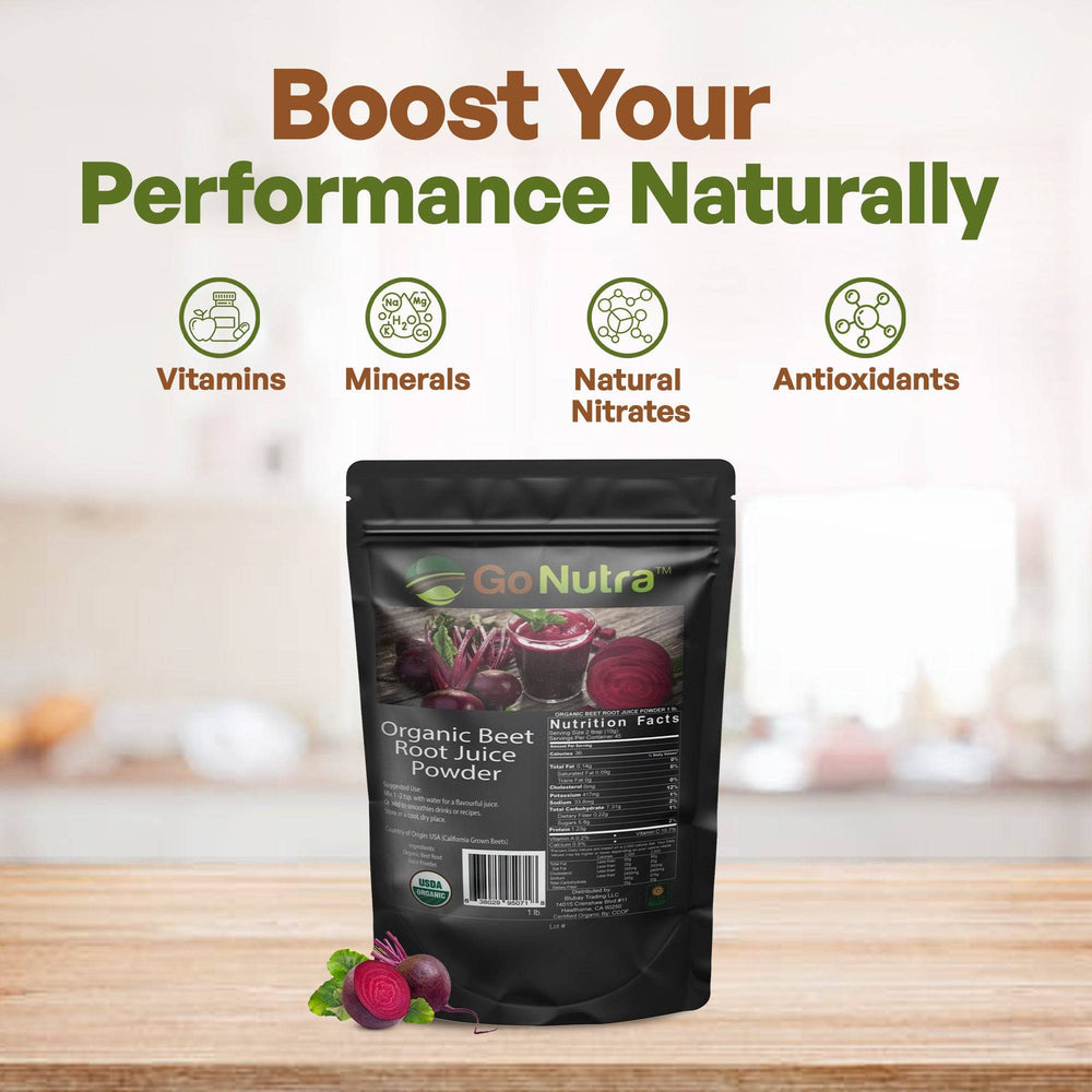 
                  
                    Go Nutra Beet Root Juice Powder - Organic and Made in USA
                  
                