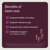 Neetbeet organic beet root capsules, benefits