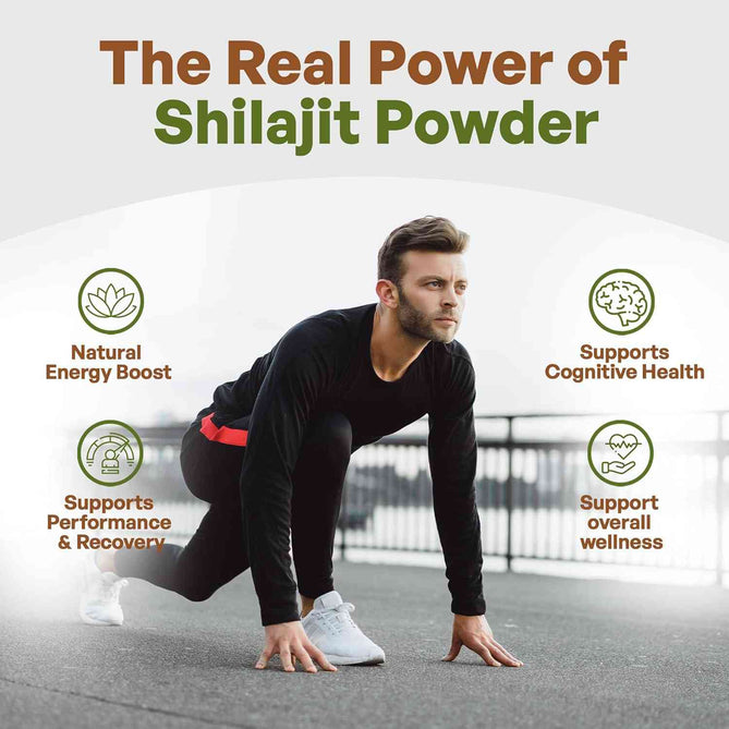 Shilajit Powder, Pure Himalayan, No Added Ingredients | Go Nutra®