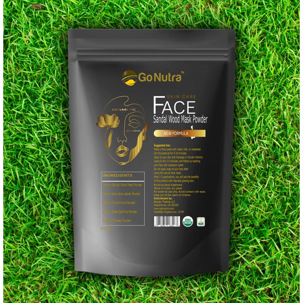 
                  
                    Sandalwood Facial Mask Organic 8 oz. Skin Anti-Aging | Go 
                  
                