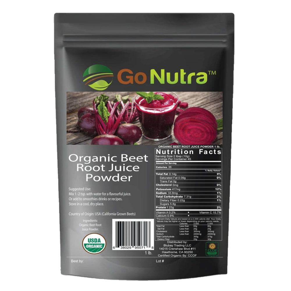 Beet Root Juice Powder Organic 8 oz | Grown & Made In USA | 