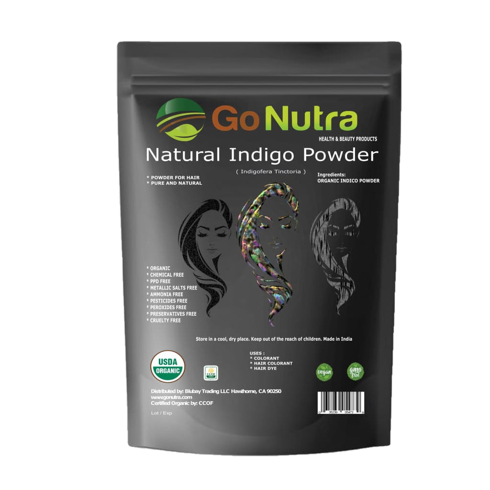 Indigo Powder for Hair Organic 4 oz. Pure Natural Color Dye 