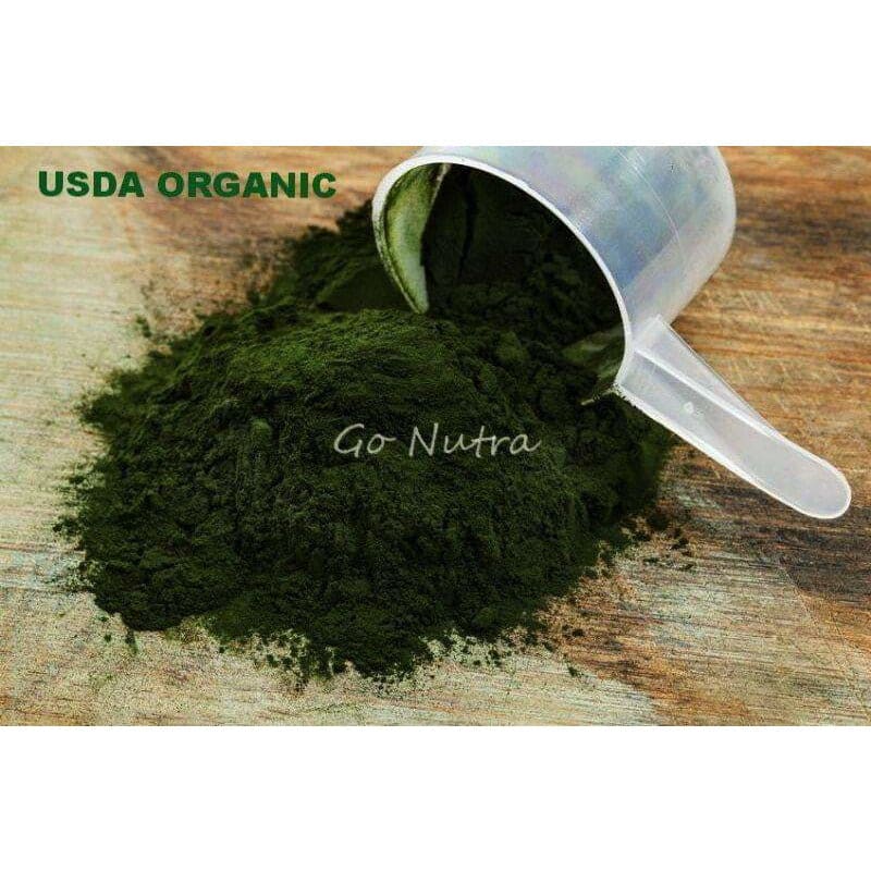 
                  
                    Spirulina Powder Organic 8 oz | Pure Non-Gmo | Go Nutra - 
                  
                