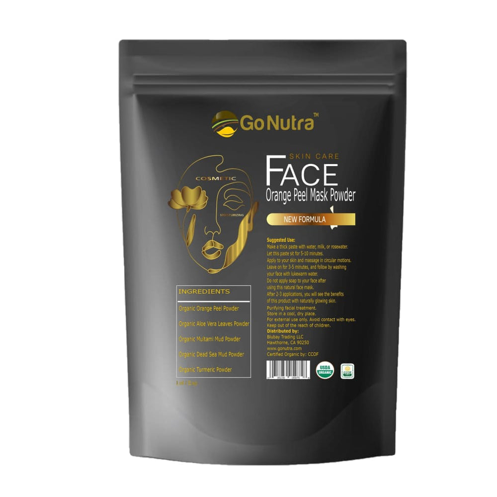 
                  
                    Orange Peel Facial Mask Powder Organic 8 oz. | Go Nutra - 
                  
                