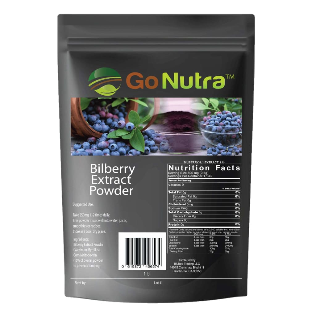 
                  
                    Bilberry Fruit Powder 1 lb. 4:1 Extract | Go Nutra - Herbs &
                  
                