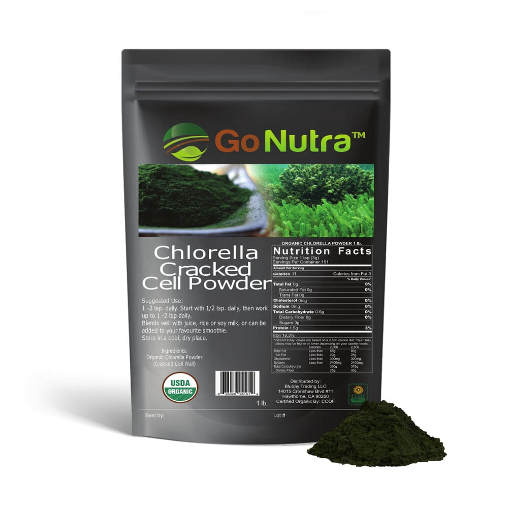 
                  
                    Organic Chlorella Cracked Cell | Superfood Algae | Go nutra
                  
                