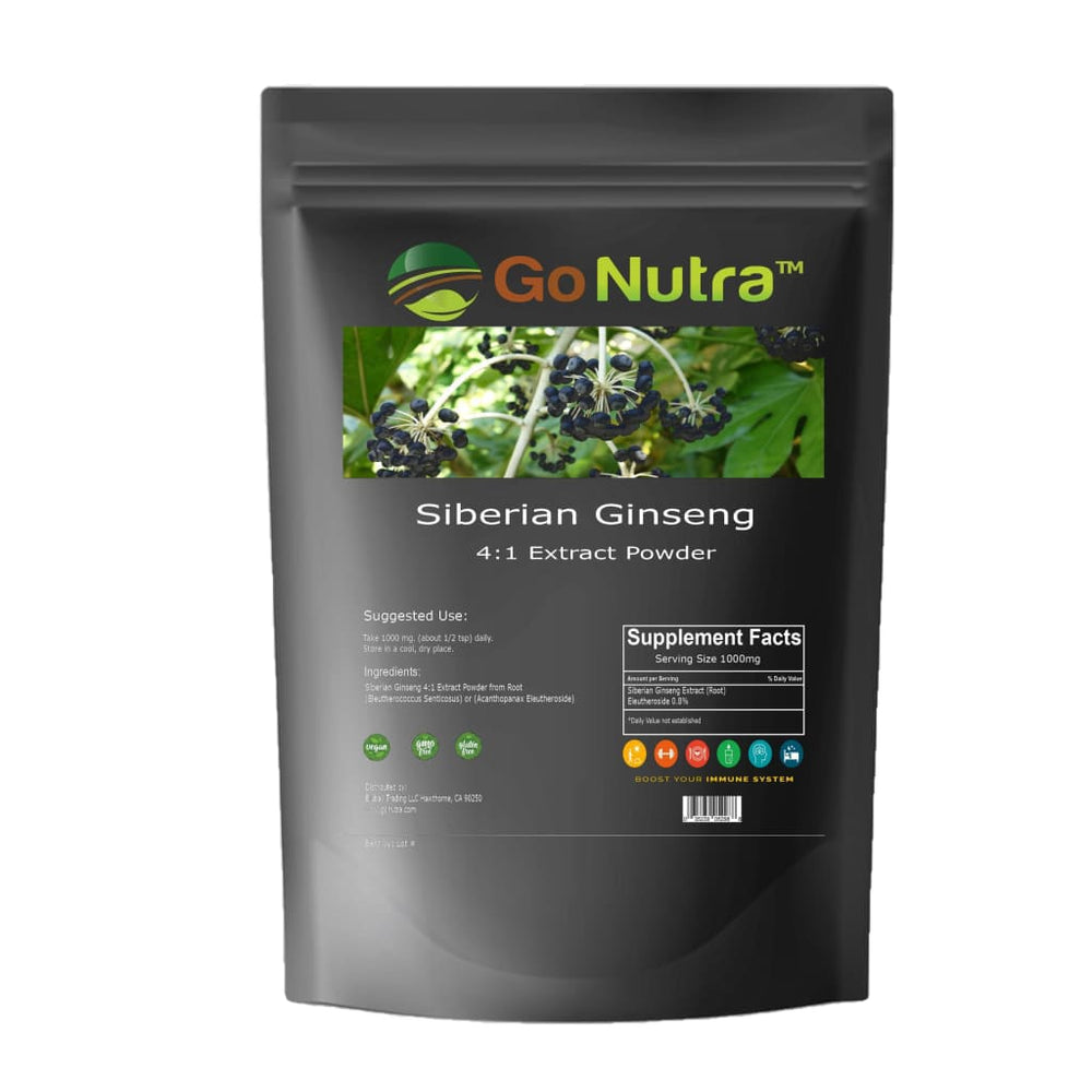 Siberian Ginseng Powder 4:1 Extract 4x times Stronger 