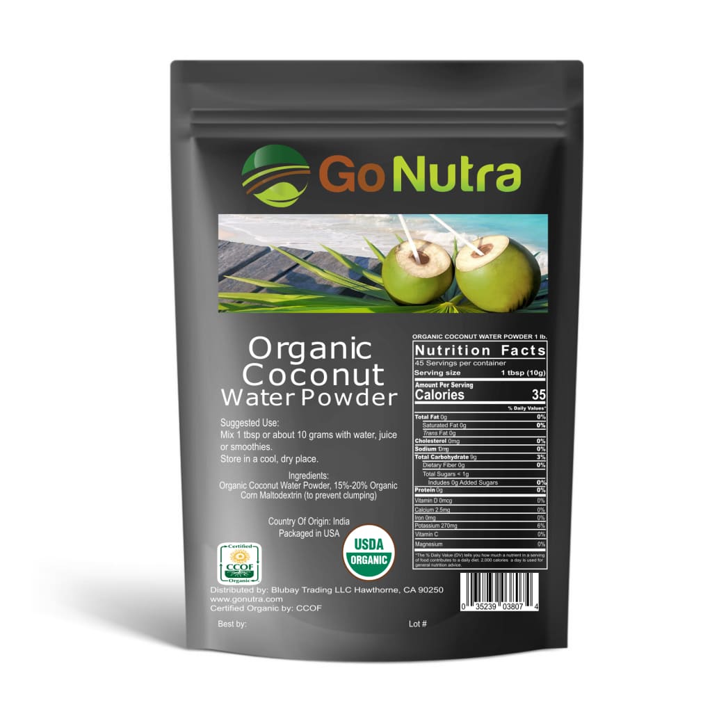 
                  
                    Organic Coconut Water Powder 1 lb Non-Gmo Electroytes
                  
                
